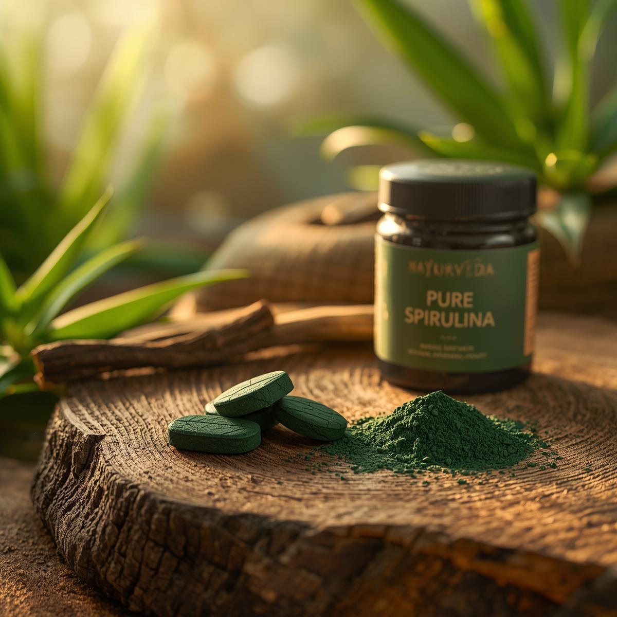 shrawanti herbal spirulina tablets